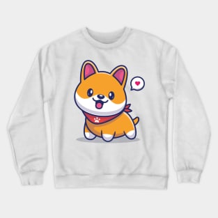 Cute Kawaii Dog Crewneck Sweatshirt